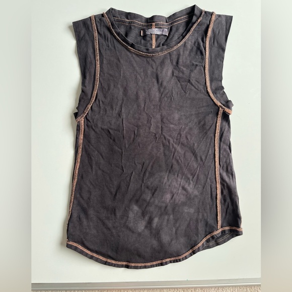 We the free Free People Black Muscle Tee tie dye - Picture 5 of 5